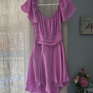 Elegant Purple Women's Romper